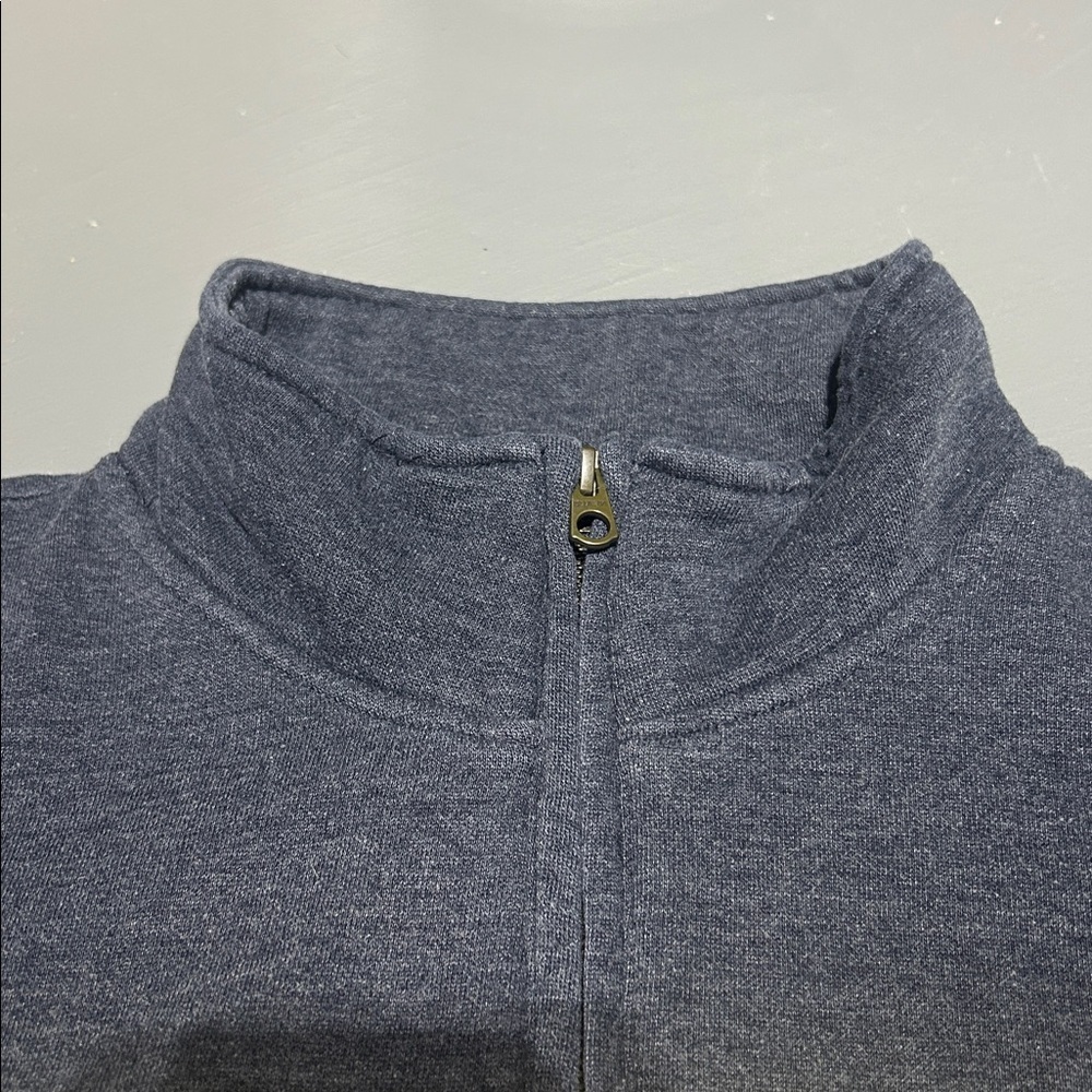 University of Michigan Thick Quarter Zip Embroidered Sweater (Men XL) - Picture 6 of 8